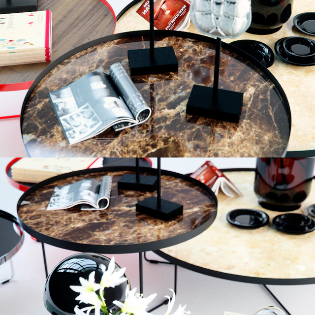 Set Sattelan Italia 4 coffee tables — Descargar