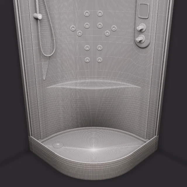 Shower cubicle with hydromassage Hafro New Bi-Size — Descargar