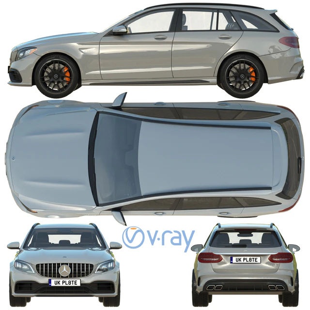 Mercedes Benz AMG C63 Estate — Скачать