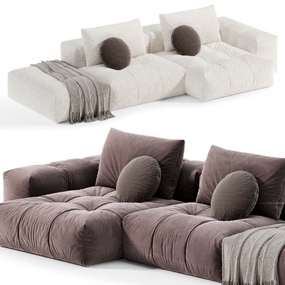 Modern Modular L-Shape Sofa by Litfad, диваны — Вид 3
