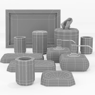 Bathroom Accessories Decor Walther KRISTALL — Ver 2