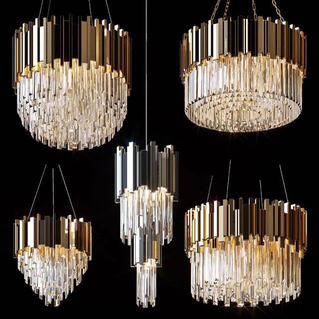 Hanging chandeliers BARCLAY — Descargar