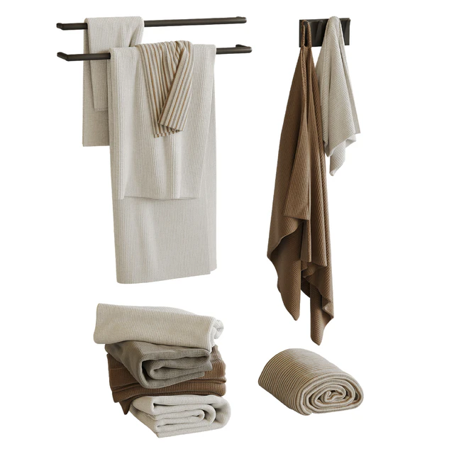 Полотенца вафельные 1 — Скачать