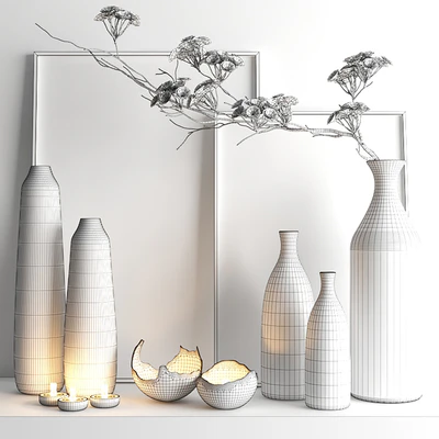 set527 -black vases — Ver 3