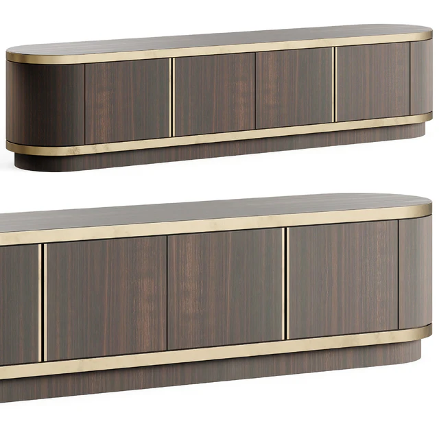 Laskasas BROWN Sideboard LOW — Скачать
