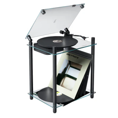 transparent turntable player with stand by transparent — скачать