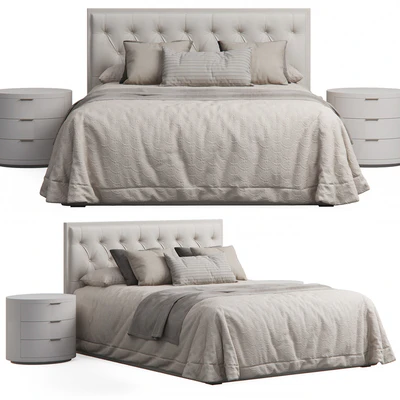Alix Tufted Headboard Bed — Ver 2