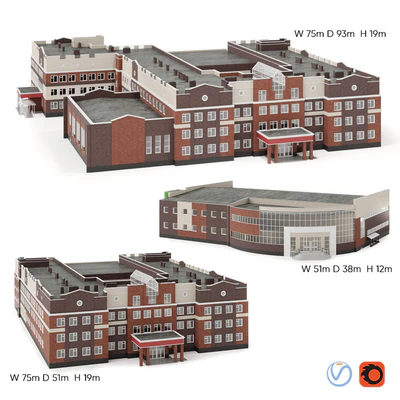SCHOOL WITH A SWIMMING POOL — Ver 1