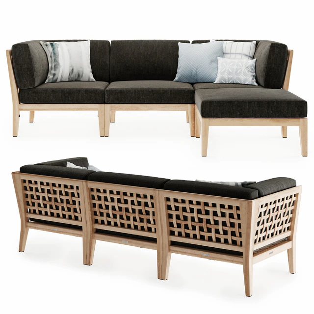 Milton Outdoor Modular Sofa — Descargar