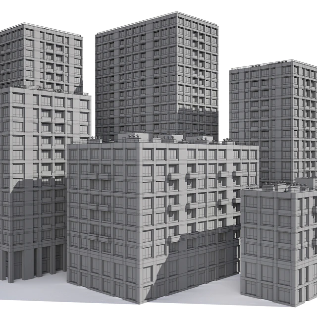 Set of multi-story buildings — Descargar