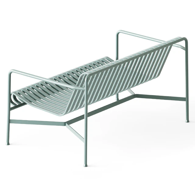 Palissade Lounge Sofa Olive by Hay / Уличная лавочка — Скачать