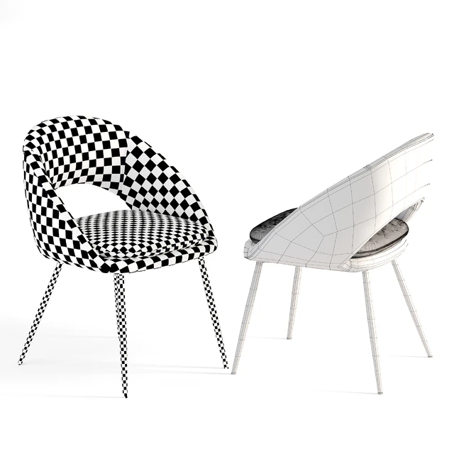 Set of 2 Hewitt Dining Chairs With Black Legs — Скачать
