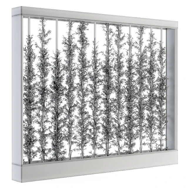 Vertical Garden Wood Frame - Plants Partition 22 — Скачать