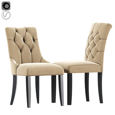 Chesterfield Dining Chair Set — Ver 2