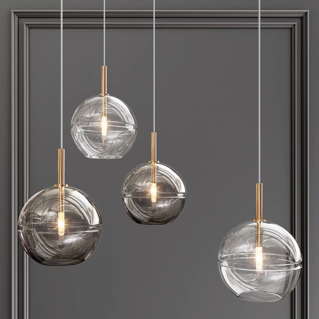 Ring Glass Art Chandelier02 — Скачать