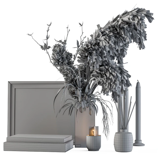 Decorative Set Dried Plants and Pampas - Set 46 — Descargar