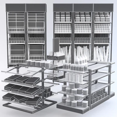Jc Grocery Display Rack Collection — Ver 2