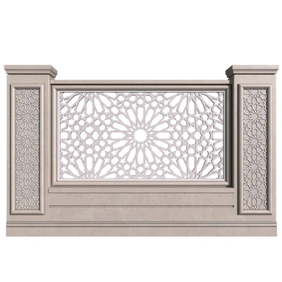 Fence in oriental style. Arabian Fence — Ver 2