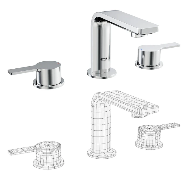 Grohe Lineare basin mixers — Скачать