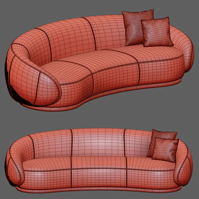 Ghidini Long Curved Sofa — Вид 2
