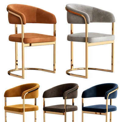 Chair Modern gold — Ver 1
