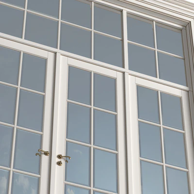 French Interior doors in classic style. French Art Deco Modern Door Partition.Entrance to the house — View 2