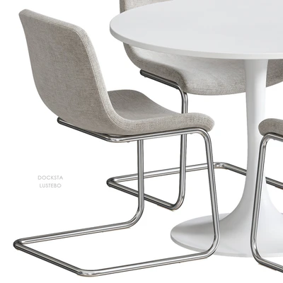 DOCKSTA LUSTEBO IKEA table and chairs — Ver 3