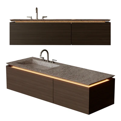 bathroom cabinet with sink Evoline Totem — Ver 1
