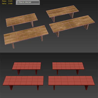 RECLAIMED RUSSIAN OAK PLANK RECTANGULAR DINING TABLE Large — Ver 2