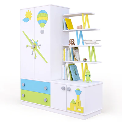 OM CHILDREN'S CABINET "AVIATOR" ENAMEL — Ver 3