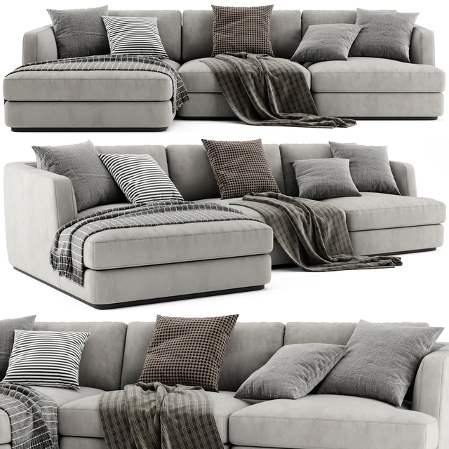 Flexform Barret Chaise Longue Sofa 2 — Скачать