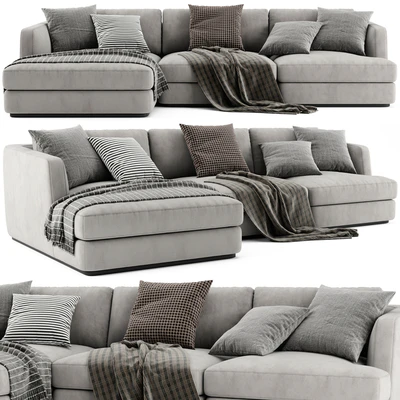 Flexform Barret Chaise Longue Sofa 2 — Вид 1