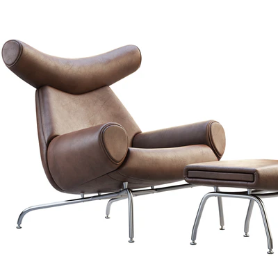 The Ox Chair and Ottoman — Вид 1