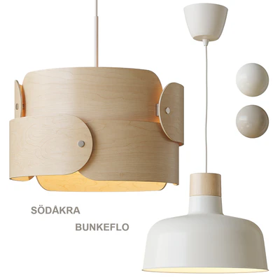 SÖDÅKRA / BUNKEFLO IKEA Подвесной светильник — Вид 1