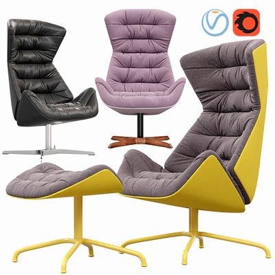 Thonet lounge chair 808 — Вид 1