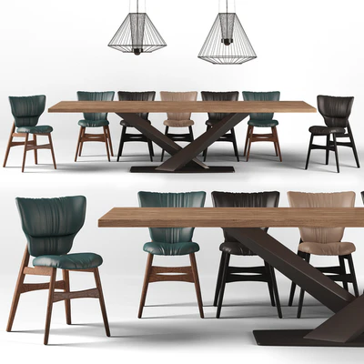 Cattelan italia dinning set — Вид 1