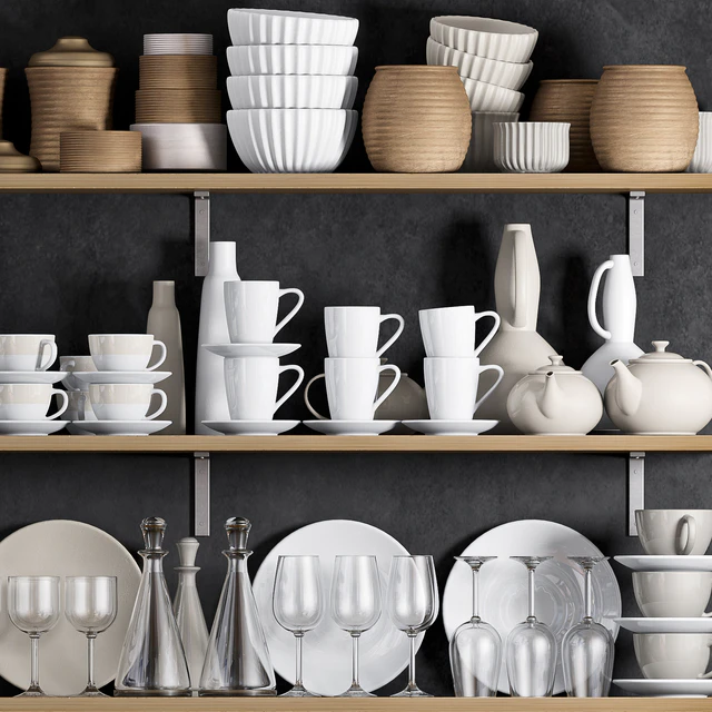 KITCHEN SHELF WITH UTENSILS — Descargar