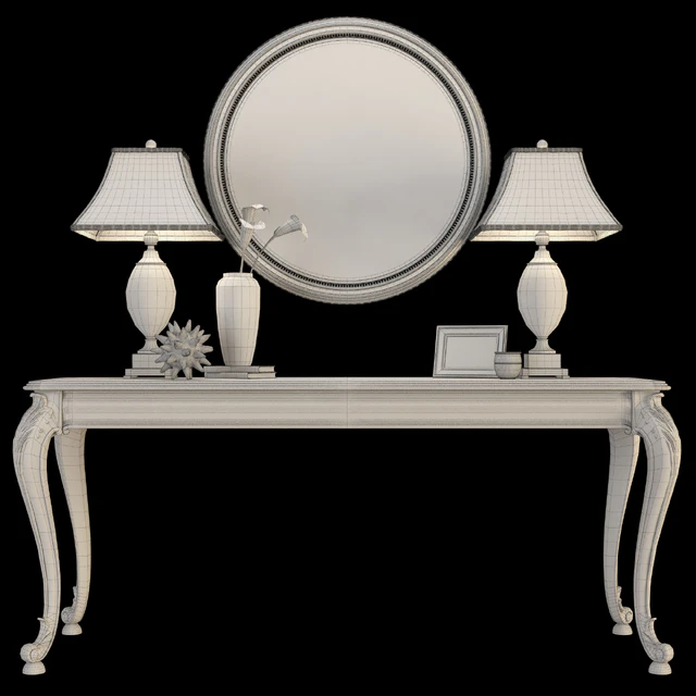 Santa Marino Console Table Set — Descargar