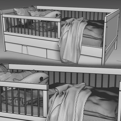Childroom LIT ENFANT VIVIEN GRIS — Ver 3