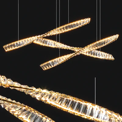 Rectangular Pendant Linear — Ver 1