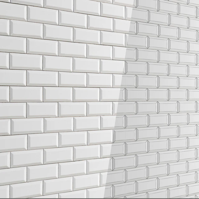 Tile.Tile, white, panel, backsplash, decorative, for kitchen — Descargar