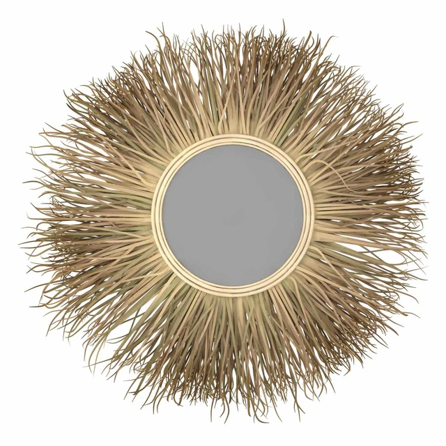 Bazar Bizar GRASS MIRROR Round wall mounted rattan mirror — Скачать