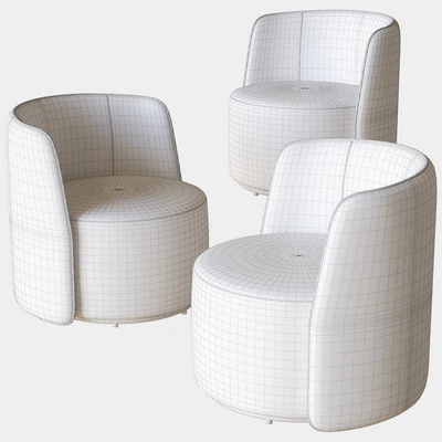 chloe swivel armchair ditre italia — Ver 2
