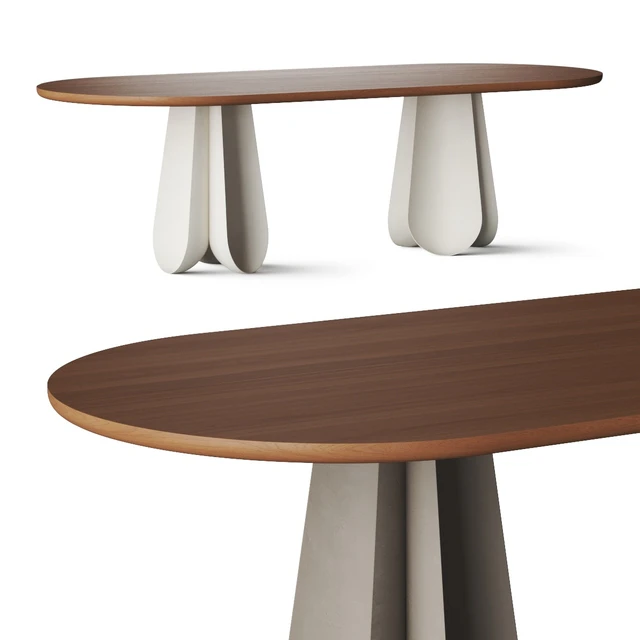 Emmanuel Levet Stenne Dress Up Oblongue Dining Table — Скачать