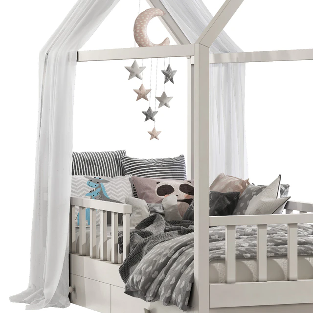 Children's bed with columns 7 — Descargar
