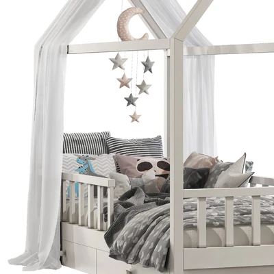 Children's bed with columns 7 — Ver 2