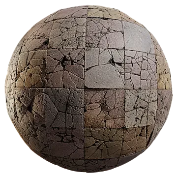 cracked floor tiles 001 — Descargar