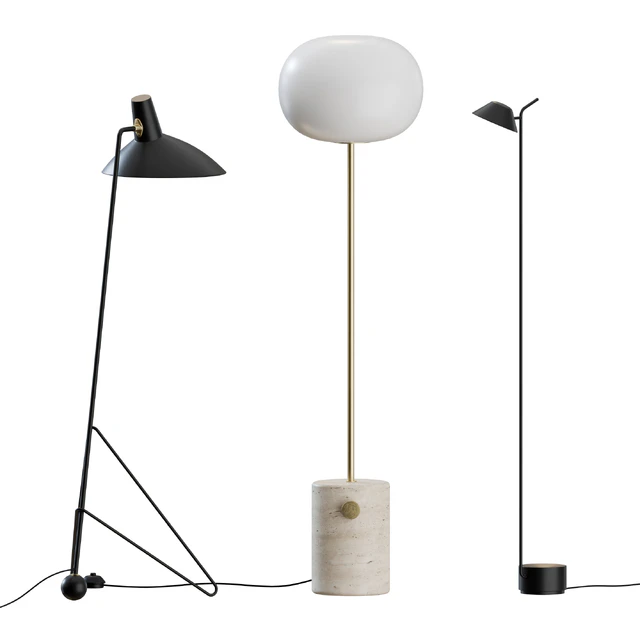 Floor Lamps Set 02 — Descargar