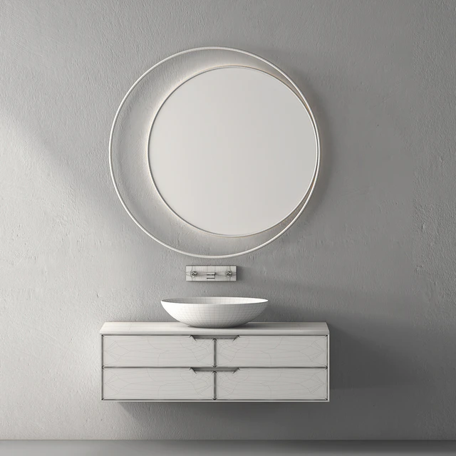 Modern Bathroom Cabinet | No. 104 — Descargar