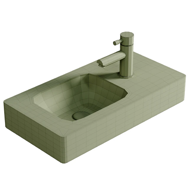 Geberit iCon hand washbasin white, with KeraTect — Descargar